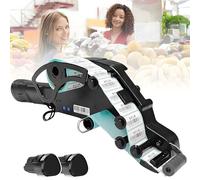 Electric Label Applicator with Auto-Sensing Wheel, Cordless Handheld Sticker Dispenser for Warehouse & Supermarket, Continuous Peelable Labeling Machine 40MM