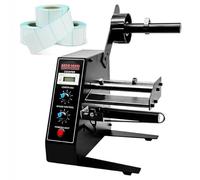 Electric Label Dispenser with Auto Counting, Adjustable Speed & Length for Efficient Barcode & Safety Label Application