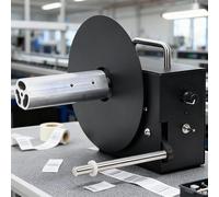 Electric Label Rewinder, Adjustable Speed Automatic Synchronous Rewinding Machine for Barcode Labels