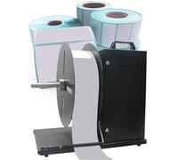 Electric Label Rewinder, Automatic Two-Way Synchronization, Adjustable Speed for Efficient Bar Code and Clothing Tag Printing