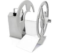 Electric Label Rewinder, Micro Barcode Automatic Rewinding Machine with Baffle, Rewind Speed 1-10 Inches/Second, Supported Roll Width 120mm & Diameter 230mm, for Various Labels, Tags