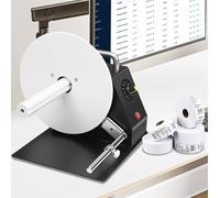 Electric Label Rewinder with Adjustable Speed, Enhances Efficiency for Retail, Industrial, and Office Use