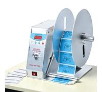 Electric Label Rewinding Machine, Bidirectional Digital Rewinder, Adjustable Speed, Max Count 9999, 115mm Width, Automatic Label Rewinder for Factory Warehouse Logistics