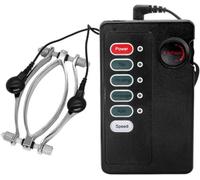 Electric Labia Clip Spreader Clamps Speculum Chastity Device Women E-Stim Set Women Steel Dilator Speculum Private Clip Clamps BDSM Adjustable for Adult Sex Toys