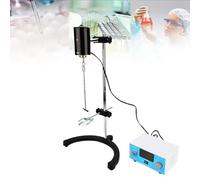 Electric Laboratory Mixer - Overhead Stirrer with 0-120 Min Timer, 3000 RPM Speed Adjustment & Digital Display for Medicine, Metallurgy, Chemistry