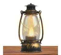 Electric Lantern Vintage Traitors Lantern Portable Lights Lamps Blackouts | Vintage Style Led Lantern Halloween Lantern Decor Lights Lamps Night Lights Flickering Flame Lamps For Tents Patio Garden