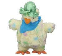 Electric Laying Egg Chicken Toy Cute Plush Dancing Music with 3 Eggs for Kids Soft and Safe (30cm)