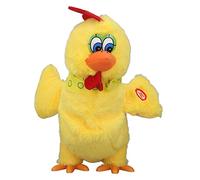 Electric Laying Egg Chicken Toy Cute Plush Dancing Music with 3 Eggs for Kids Soft and Safe (30cm)