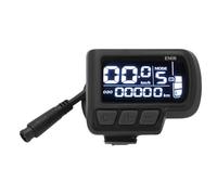 Electric LCD Display, EN06 6pin Underwater LCD Display with Bracket, Headlight Interface, 24V 36V 48V 60V, Cycling LCD Display Meter for 22.2mm Handlebar