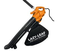 Lazy Tools Lazy-Leaf Electric Leaf Blower, Vacuum & Mulcher 35L Bag, 2.6kg in Orange Lazy Tools Orange