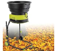 Electric Leaf Mulcher Shredder, 2500W Bladeless Chipper, 8000 RPM, Efficiently Mulches 208L/Min for Leaves, Grass & Yard Debris, 60m Power Cord