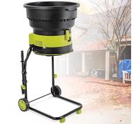 Electric Leaf Shredder and Mulcher with High Shredding Rate and Adjustable Size for Efficient Garden Waste Management