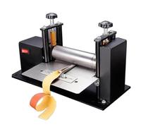 Electric Leather Cutting Machine, 45RPM Skiver Peeler with Pressure Roller, DIY Skiving Paring Tool for Leather Paper Craft