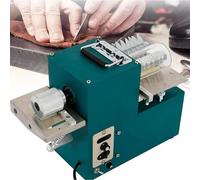 Electric Leather Cutting Machine - Automatic Leather Strip Cutter for Professional Use - Portable Industrial Electric Scissors for Desktop Cutting 0.2-20cm