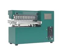 Electric Leather Cutting Machinem, 20cm Cutting Width Adjustable Speed, Leather Skiver Slitter Strap Cutter for Leathercraft Shoes Bags Paper Rubber Cloth 180W