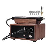 Electric Leather Edge Creaser Machine with 5 Heads, Fast Heating Ironing Tool for Leather Craft Edge Scoring, 10 Temperature Levels