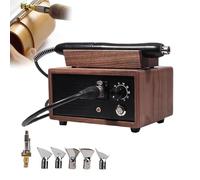 Electric Leather Edge Creaser Machine with Adjustable Temperature Control and Multiple Heating Heads for Professional Leather Crafting