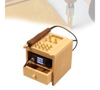 Electric Leather Edge Creaser Skiving Machine with 14 Marking Buttons for Polishing and Crafting Art Hide Material
