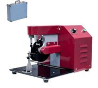 Electric Leather Edge Dye Tool, Professional Adjustable Thickness Edging Machine, Dual Speed Control, Stainless Steel Positioning for Leather Crafting and DIY Projects