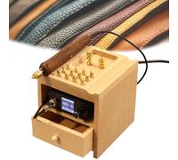 Electric Leather Edge Ironing Machine, Intelligent Temperature Control 80-480℃, DIY Leather Edge Polishing and Sealing Tool for Craftsmanship