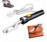 Electric Leather Iron for Quilting and Crafts, Adjustable Temperature 50-350℃, Digital Display for Removing Wrinkles from Leather Clothes, Bags, and Shoes