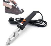 Electric Leather Iron, Mini Corded Iron with Digital Display, 150W Adjustable Temperature 50-350°C for Removing Wrinkles from Leather Clothes, Bags, and Shoes
