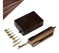 Electric Leather Ironing Machine, Temperature Range 150-450℃, 7 Hot Heads, Automatic Sleep Function for Edge Banding and Leather Finishing