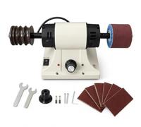 Electric Leather Sander Polisher, 0-8000 RPM Buffing and Burnishing Machine for Vegetable-Tanned Leather Products