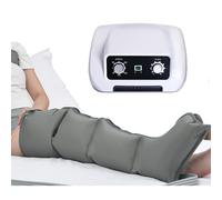 Electric Leg Air Compression Boots, 4/6 Cavity Lymphatic Drainage for Waist Arm Leg Air Wave Relax Instrument, Circulation Improve Pain Relax, Timed and Adjustable Pressure (4 Cavities 1 Leg)