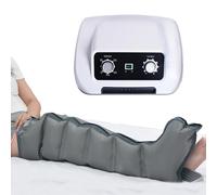 Electric Leg Air Compression Boots, 4/6 Cavity Lymphatic Drainage for Waist Arm Leg Air Wave Relax Instrument, Circulation Improve Pain Relax, Timed and Adjustable Pressure (6 Cavities 1 Leg)