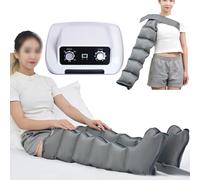 Electric Leg Air Compression Boots, 4/6 Cavity Lymphatic Drainage for Waist Arm Leg Air Wave Relax Instrument, Circulation Improve Pain Relax, Timed and Adjustable Pressure (6 Cavities 1 arm + 2