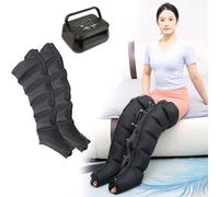 Electric Leg Air Compression Massager, Compression Boots for Legs, Full Body Waist Arm Leg Relax Instrument, Air Compression Recovery System, with Auto Shut-Off (2 Legs)
