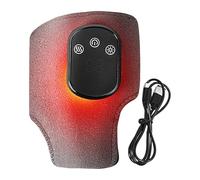 Electric Leg Massager - 5 Temperature Levels 40-60°C, 3.7V 7W Power, Adjustable Heated Compression | Recovery Gear Athletes Office Fatigue Relief Wellness Device Fabric Compact Relaxation
