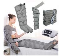 Electric Leg Massager with Air Compression, 6 Cavities Lymphatic Drainage Massager for Legs and Arms, Pressotherapy Recovery System for Enhanced Circulation