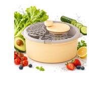 Electric Lettuce Produce Washer And Salad Spinner, One-Touch Dryer | With Removable Colander Bowl, Fruit and Vegetable Cleaner, Non-Slip Base, USB Kitchen Prep Tool for Greens, Berries, Herbs