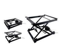 Electric Lift Table - Adjustable Scissor Lift 29.9 kg Capacity Height 10.2-40.6 cm Perfect for Crafting Workbench and ty Lifting Applications