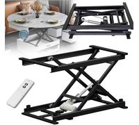Electric Lift Table with Remote Control Robust Scissor Mechanism Multifunctal for Home & Office Adjustable Height for Ultimate Comfort SpaceSaving Design