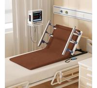 Electric Lifting Bed Backrest with Foldable Armrests, 2-80° Adjustable Power Sit-Up Support with Side Rails, 300 lbs Capacity- Back Support