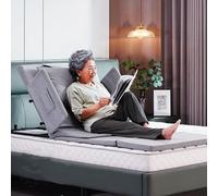 Electric Lifting Bed Backrest with Remote Control, Foldable Adjustable Power Sit Up Back Rest Chair for Patient Lumbar Support