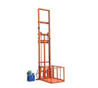 Electric Lifting Platform, Wall-Mounted Cargo Elevator, 1000kg/2200lbs Load Capacity, Simple Monorail Lift for Factory Warehouse