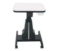 Electric Lifting Table, Adjustable Medical Exam Table for Eyeglass Store, Rolling Design for Enhanced Mobility and Convenience