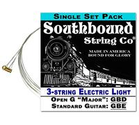 Electric Light 3-String Cigar Box Guitar Strings - Open G/Standard Tuning