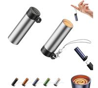 Electric Lighter USB C, Windproof Waterproof Lighter for Phone, Plug in Phone and Blow to Work,No Need Charging,Type C Mini Portable for Smartphone with TypeC Device Chargers (Silver)