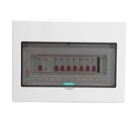 Electric Lighting Distribution Box 7-Way Plastic with Leak Protection Switch 63A for Home Protection