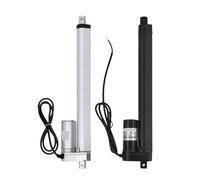 Electric Linear Actuator 12V/24V DC Motor 400mm Stroke Motion Controller 100/300/500/700/1000/1200/1500N(12V 1000N 10MM S-BLACK 400MM)