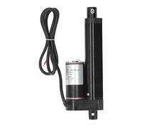 Electric Linear Actuator with 100mm Stroke and 1000N Max Thrust, 24V Motor for Electric Treatment Tables and Lifting Systems, Aluminum Alloy Construction for Machine Equipment (Actuator Only)