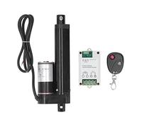 Electric Linear Actuator with 100mm Stroke and 1000N Max Thrust, 24V Motor for Electric Treatment Tables and Lifting Systems, Aluminum Alloy Construction for Machine Equipment (Actuator with