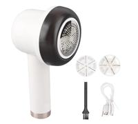 Electric Lint Remover 8W | 3 - Speed USB Rechargeable Fabric Shaver/Sweater Defuzzer | Low Noise 85dB with Battery Display | 500mAh for Clothes/Furniture/Carpet