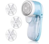 Electric Lint Remover Fabric Shaver, USB Rechargeable Bobble Remover for Clothes Debobbler Sweater Shaver Lint Roller Wool Defuzzer Fluff Remover for Clothes Carpet(3 Blades Included)