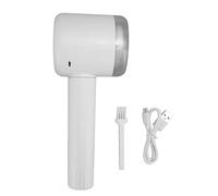 ELECTRIC LINT SHAVER FUZZ REMOVING HIGH EFFICIENCY ROLLER FABRIC DE-FUZZER FOR CLOTHES CARPET COUCH (White)